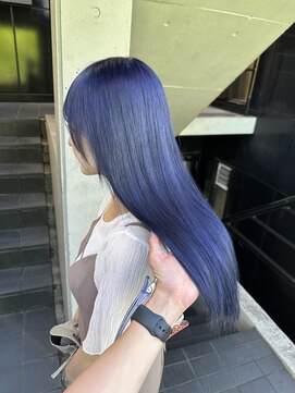 アクト(ACT) ブルー/ネイビーブルー/ブリーチカラー/青髪