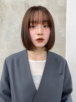 ガーデン 渋谷(GARDEN)&nbsp;ボブ　レイヤーボブ　フェイスレイヤー　暖色カラー