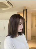 【 YUCCA 】大人可愛い20代30代40代ミディアムレイヤー/ベージュ