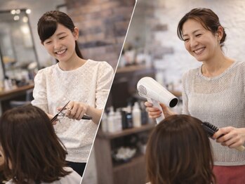 ヘアーラウンジ ディタ(Hair Lounge Dita)の写真/全MENU「50分」スパ付◆丁寧なカウンセリングでお悩みを共有。細かな気遣いと女性視点で引き出す似合わせ◎