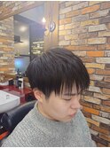 ツーブロックショート