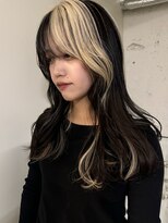イェン(Yen.) デザインカラーレイヤーカットミックスカラーハイライトカラー