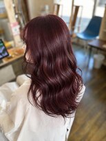楽流頭 オブヘアー(of hair)&nbsp;ボルドーレッドヘアカラー