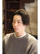 キングスマントーキョー カットクラブ 中野(KINGSMAN TOKYO CUTCLUB)&nbsp;ニュアンスパーマ/ツイストスパイラル/フェード[中野/MEN'S]