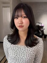 エトワ 中央店(etoi)&nbsp;大分ミディアムボブレイヤー軽め韓国レイヤーくびれスタイル