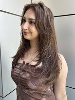 ロンド 銀座(Lond) ◎ ダークパープル/レイヤー/顔周りレイヤー/ミルクブラウン31