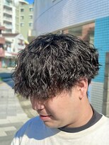 コス(COS)&nbsp;ツイストスパイラルパーマ/メンズカット/メンズパーマ/シャドウ