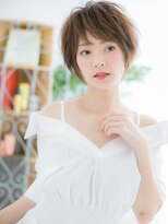 ネル 仙台(Nelu)&nbsp;仙台/髪質改善/ヘーゼルベージュ!マッシュウルフショートボブ　f