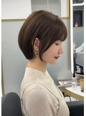 ショートとボブの間