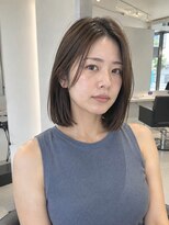 エルム センター南(Elme)&nbsp;モカブラウン×切りっぱなしボブ