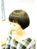 オーガニックカラー白髪染め+カット+オイルトリートメント¥12400→¥9900