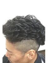 ヘアー サロン アサヒ(HAIR SALON ASAHI)&nbsp;パーマスタイルにフェードカットをＯＮ！！