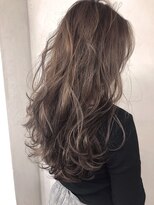 ヌイ 横浜(nui)&nbsp;シアグレージュ_ブランジュダブルバングネイビーカラー