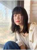Emma  ecole 透明感◎暗髪ミディ by.木村