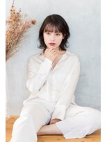 トティア 梅田(Totia)&nbsp;【Totia梅田】セミウェットウェーブ×ラベンダーブラウン