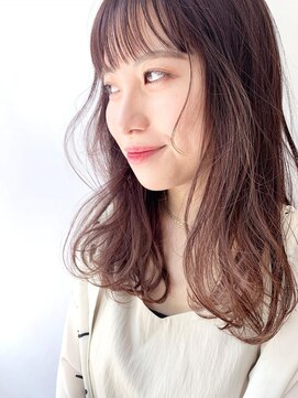 ケーツー心斎橋 クイーンズガーデン バイ ケーツー(K two QUEEN'S GARDEN by K two) シースルーバング×顔周りレイヤー1/田中/心斎橋&難波&なんば