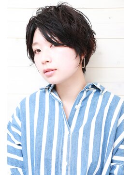 オーシャン(Ocean) ［OCEAN　Hair&Life]黒髪☆春パーマ☆マッシュヘア