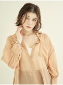 ボブ/カーキグレージュ/マッシュショート/大人かわいい[新宿駅]