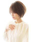 【30代40代50代】カットで決まる大人可愛いひし形ショートボブ