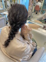 ヘアメイク マリア 福岡天神西通り(hair make MARIA) 編み下ろしヘア