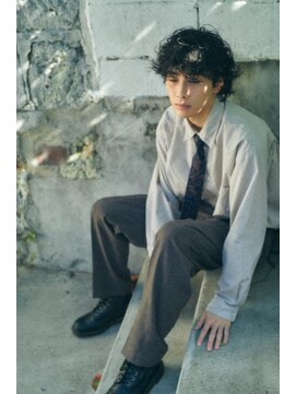 キュー(Cue_) 【キューメンズヘア】ロシパーマ×ミディアム3