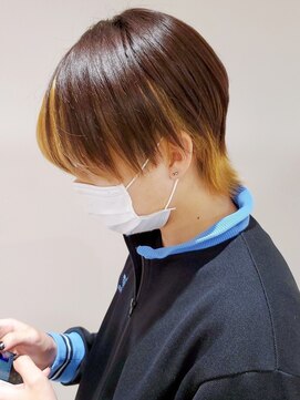 トローノ 栄(TRONO) 【TRONO　岩田】ツーブロックマッシュウルフダウンパーマ