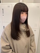 ボタン ハカタ(VOTAN hakata)&nbsp;【YU_KA】レイヤーカット×ぱっつん前髪