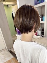 マリアバイアフロート(Maria by AFLOAT)&nbsp;【添田】骨格補正な若見えショート！ハイライトカラー白髪ぼかし