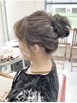 アール(hair salon R.)&nbsp;『Ｒ.』のゆるふわお団子ヘア
