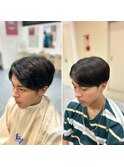 縮毛矯正で叶える膨らみ抑えたメンズスタイル☆竹永指名”横浜”