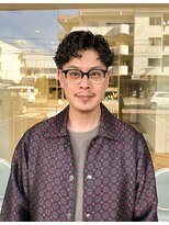 ヘアアンドメイク ニューヨーク ニューヨーク 長岡天神店(Hair&Make NYNY) ショートグランジパーマスタイル/メンズパーマ/センターパート