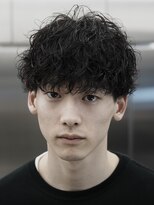 スパイラルパーマニュアンスパーマ刈り上げメンズマッシュパーマ