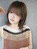 メンテナンス前髪カット＋ケアカラーリタッチ