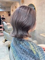 クー 戸越銀座(QOO) 美髪のススメ髪質改善切りっぱなしボブピンクブラウン