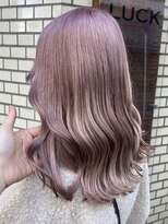 ラック 本厚木店(LUCK) ペールピンクカラー/ハイトーン/ケアブリーチ/髪質改善