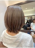 白髪ぼかしカラーハイライト大人ショートショートボブ30、40、50