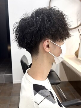 サロンドジョー(salon de joe) ツイストスパイラルパーマメンズマッシュ波巻きパーマ 奥東巧真