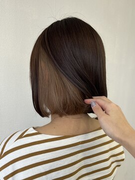 アオアクア バイ グルグル 小岩店(ao akua by GULGUL) .milk tea×earring color.