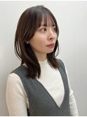 柔らかく動くくびれ外はねボブ 20代30代40代大人可愛い