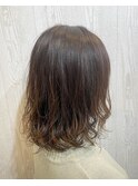 パーマで作る濡れ感ウェーブスタイル♪