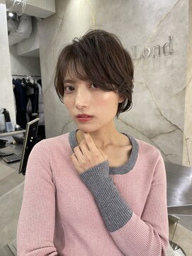 ロンドロゼ 池袋(Lond rose) ♪ミニウルフレイヤーカット顔周り前髪韓国ショートボブ/池袋