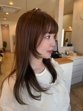 ヘアーズ 沖浜店(HAIRZ) 《HAIRZ》ローライトフェイスレイヤー
