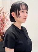 ボブカット*顔周りカット*姫カット*黒髪*髪質改善*30代40代50代