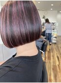 【Black & Pink】SEASONS Masaの白髪ぼかしハイライト
