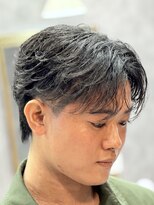 フォンド 津田沼(fond.)&nbsp;MEN’S HAIR/ブルーブラック/フェザーパーマ/津田沼