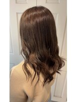 アルブル エト シミー(Arbre et chimie)&nbsp;着物ヘア/ダークアッシュ/ミディアムレイヤーカット/東村山