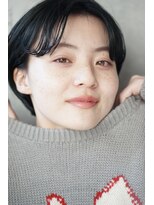 カライングドゥ(ing deux)&nbsp;大人可愛い20代30代40代黒髪前下がりショートボブ丸みショート◎