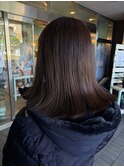 切りっぱなし外ハネボブ/チョコレートブラウン