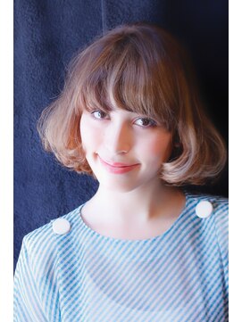 ブーケ(BOUQUET) レトロボブ 重めボブ BOUQUET 毛先パーマ