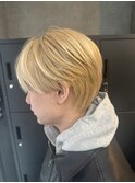 【木下限定】シースルーマッシュ×ブロンドヘア